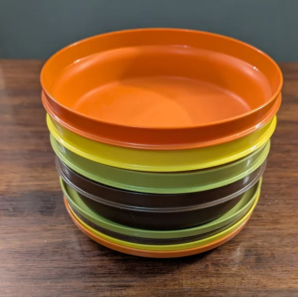 Tupperware Vintage Stackable Multi-Color Food Storage Containers - Picture 2 of 16